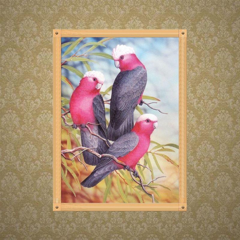 Parrot 5D DIY Diamond Painting Embroidery Cross Craft Stitch Kit Home Wall Decor