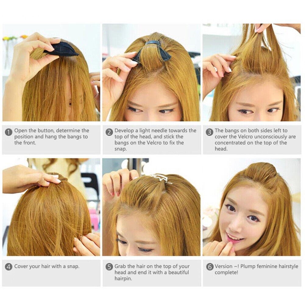 2pcs Sponge Hair Maker Styling Twist Women Bun Hair Base Bump Styling Tools