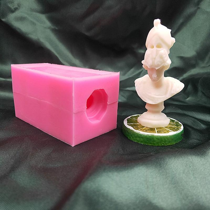 Greek Goddess Silicone Candle Mold Handmade Fondant Plaster Mould