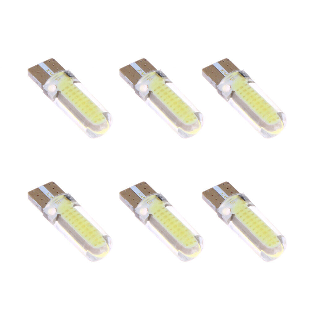 4 X W5W 168 T10 3W Shows Wide Light Silicone License Plate Reading Lamp