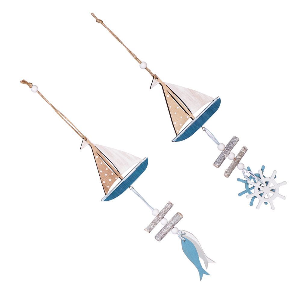 Party Supplies Wooden pendant Crafts Decorative Hanging Ornaments Ocean style
