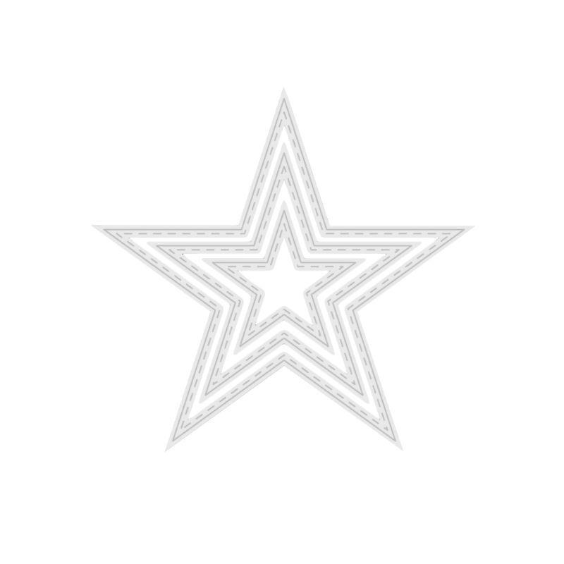 Basic Stars Cutting Dies Carbon Steel Metal Cutting Dies Scrapbooking Decorative