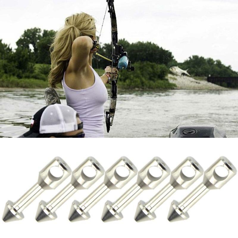 6pcs Spear Band Wishbone Nail Fish Fork for Spearfishing Diving Fishing Tackle