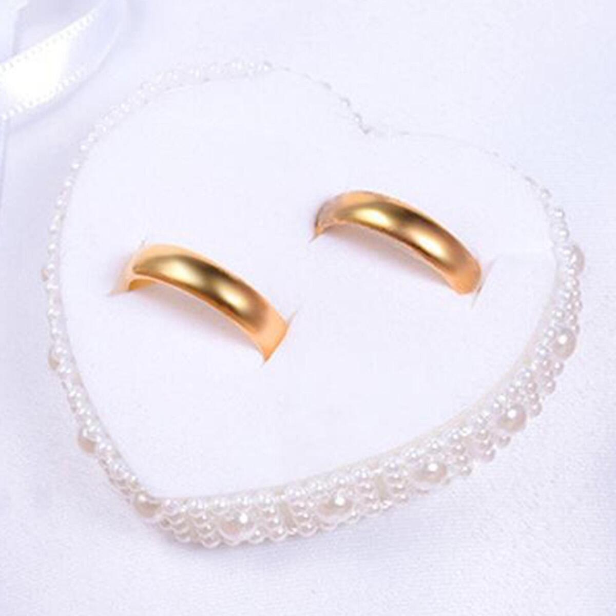 Rings Pillow Handmade Rings Bearer Cushion Rings Holder for