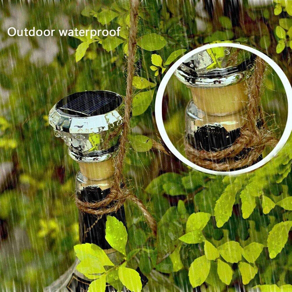 LED Diamond Shaped Cork Light Wine Bottle Stopper String Lights Party Decor