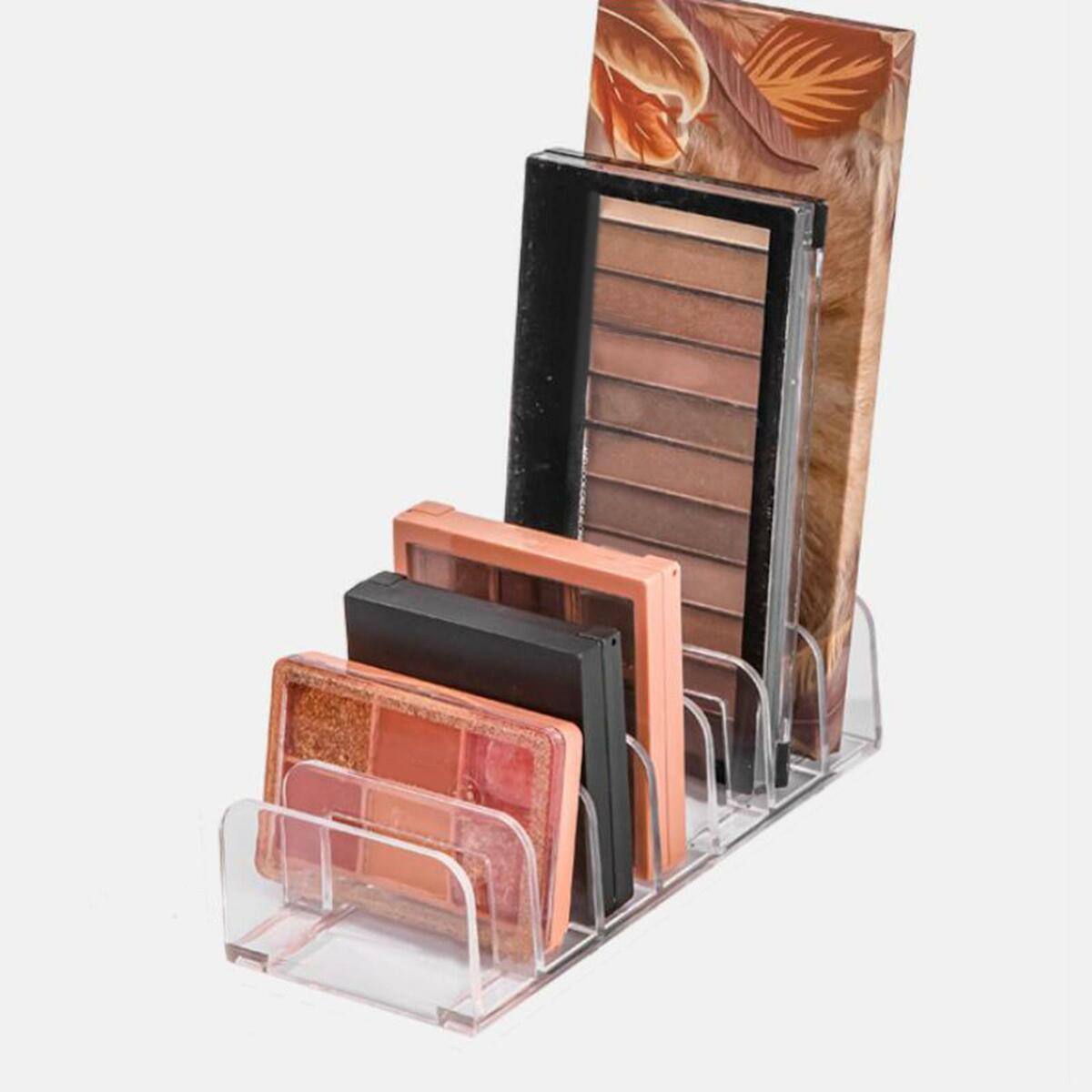 Cosmetic Storage Organizer  Compact Vertical Acrylic for Cabinets