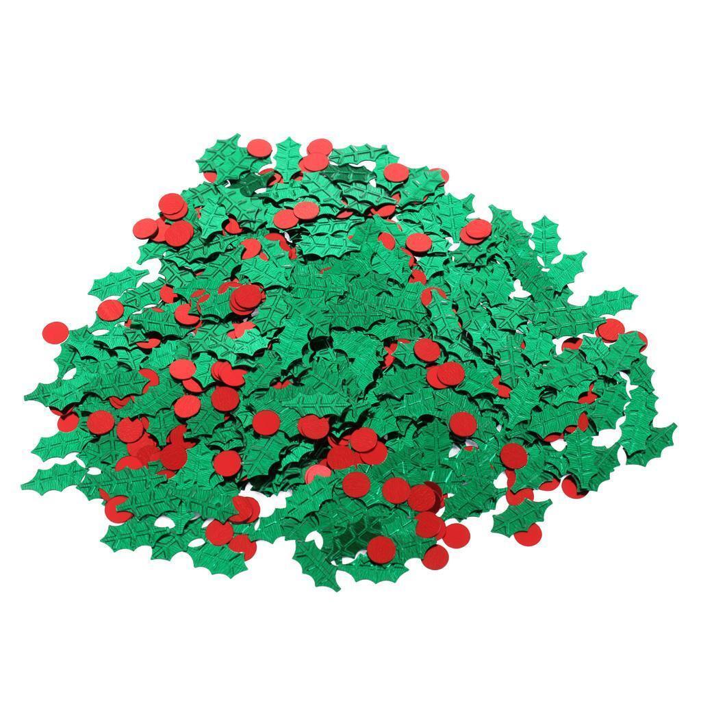 Christmas Party Holly Berries Table Confetti Sprinkles Scatters Decor 15g