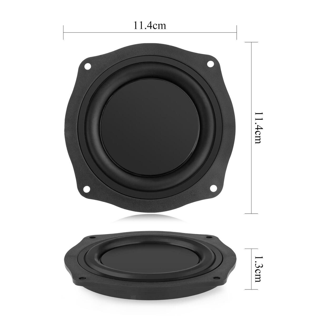 2Pcs 4'' Speaker Loudspeaker Vibrating Membrane Passive Bass