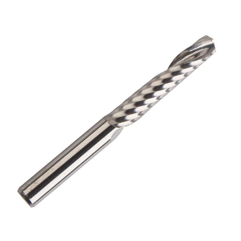 5 Pcs Straight Electric Wood Milling Spiral Cutter Solid Carbide Woodworking