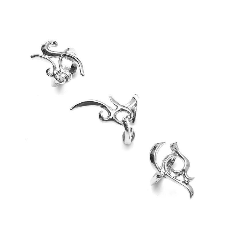 3Pcs/set Adjustable Opening Nail Charms for Women Girls Protect Fingernail