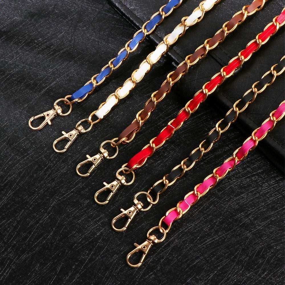 Metal Backpack strap Shoulder Bag aiguillette Handbag Chain Decorative Chain