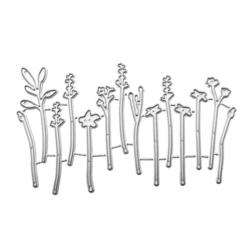 Flower Fence Metal Cutting Dies Stencil DIY Scrapbook Album Paper Card Template