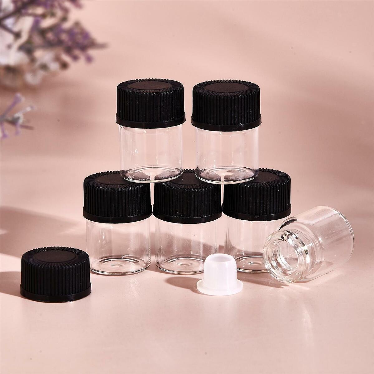 100 Pieces  Oil Bottles Tiny Refillable  Diffuser Travel