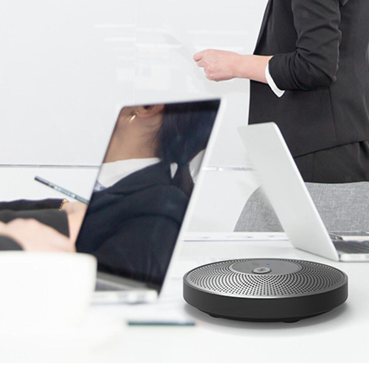 Wired Conference USB Microphone Plug and Play Desktop for Meeting Chatting