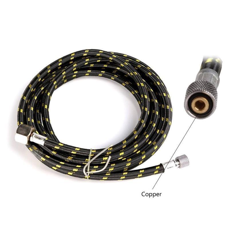 Airbrush Air Hose with 1/8 Size On Both End and Adapter 1/8 Male - 1/4 Female