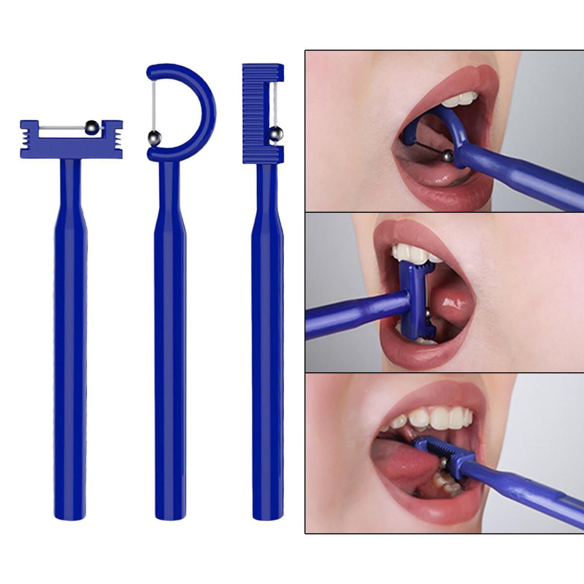 3Pcs Tongue Tip Exercise Tool for Improves Feeding Skills Speech Clarity