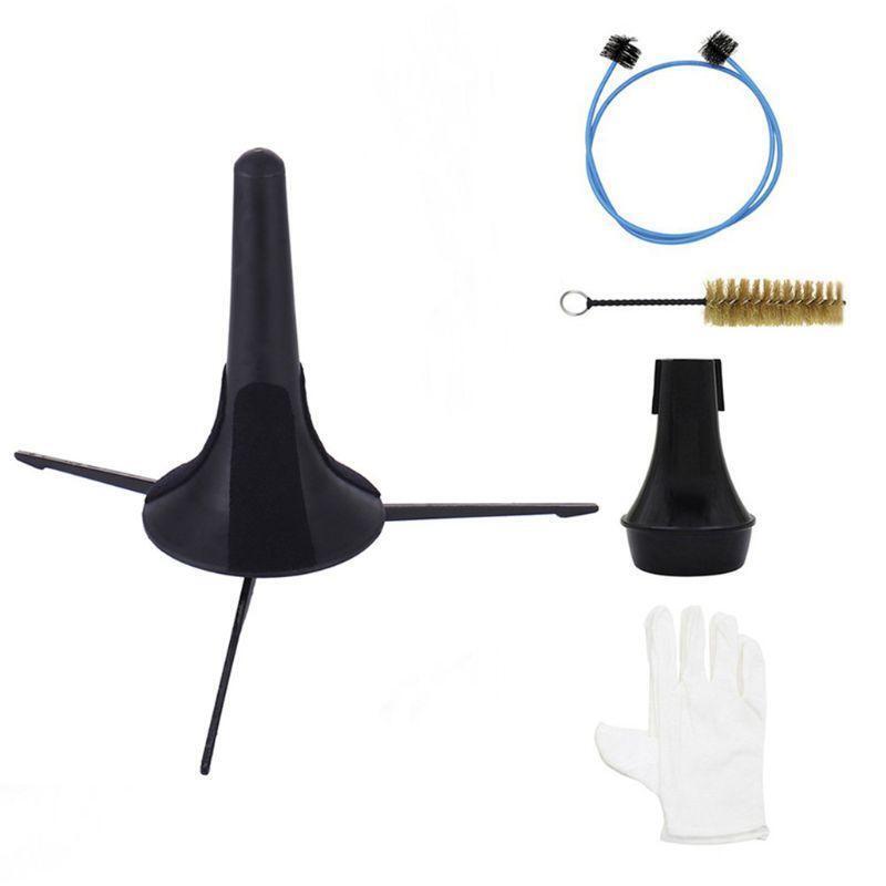 5 in 1 Trumpet Maintenance Cleaning Tool Kit Trumpet Stand 1Pcs Brushes