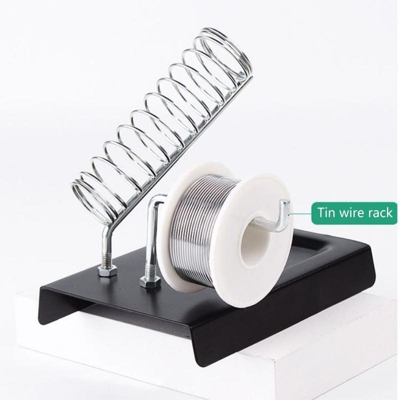Simple Soldering Iron Holder Iron Stand w/ Solder Sponge Portable Soldering Tool