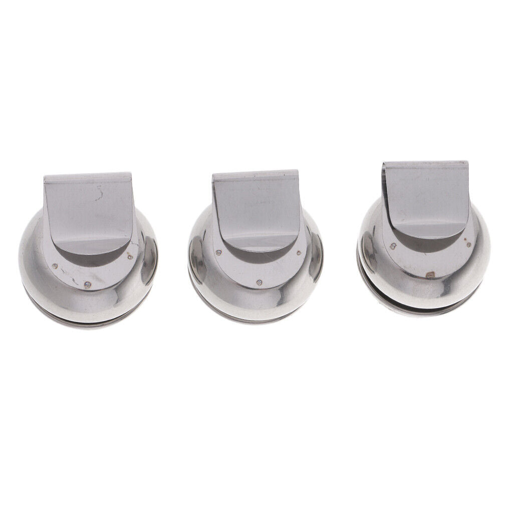 3  Stainless Steel Single Dipper  Cup Clip With Lid Oil Painting