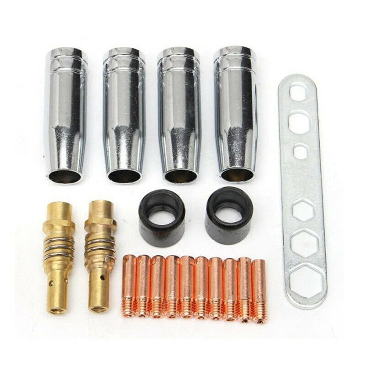 Disassembly MIG Welding Nozzle Glass Nozzle Cup Kit Metal Soldering Accessories