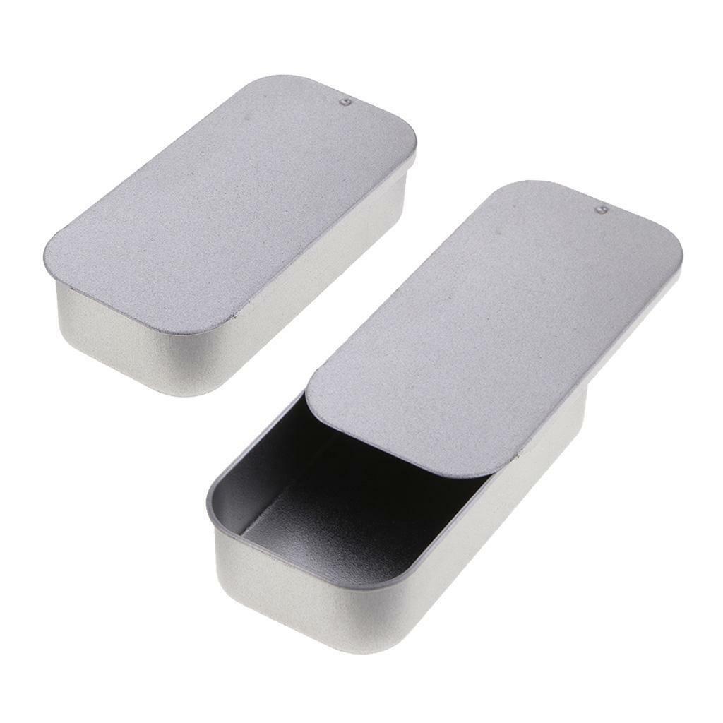 2x  Slide  Rectangle Case Mini Containers Storage Kit