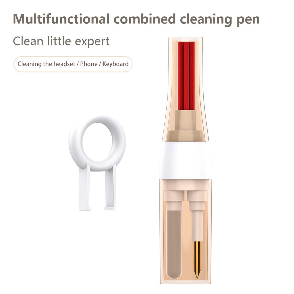 4 in 1 Earbud Cleaning Pen Computer Charging Case Portable Dust Removal