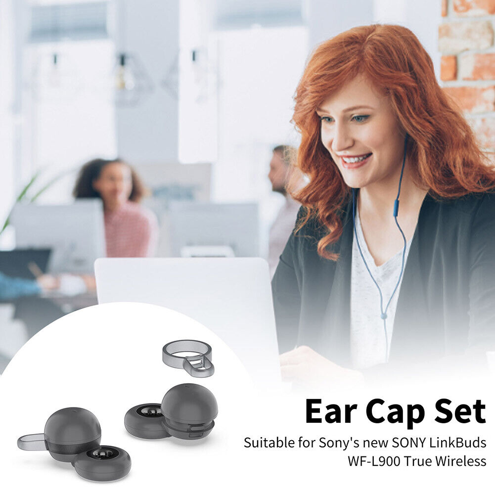 Anti Slip Earphone Holder Silicone for Sony LinkBuds WF-L900 TWS (Grey)