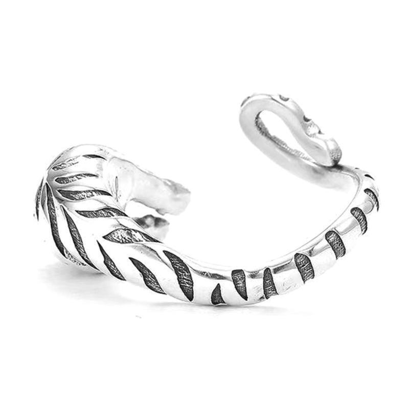 Tiger Open Ring Personality Punk Simple Cartoon Women Finger Ring New Year