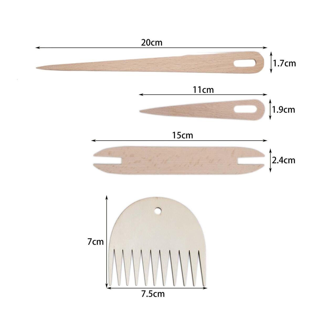 8Pcs Weaving Tools DIY Tool  Loom Stick  for Knitting Tapestry