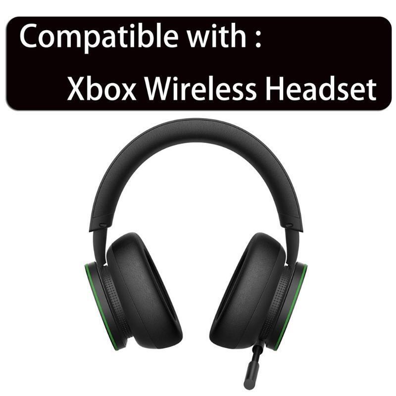 1 Pair of Replacement Soft Ear Pads for Microsoft-Xbox Series Earmuffs Black