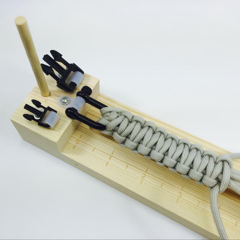 solid wood paracord bracelet maker knitting tool Knot Braided Parach
