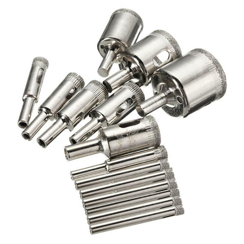 30PCS Durable Emery Drill Bits Set Suitable for Tile/ Ceramic/ Glass/ Porcelain