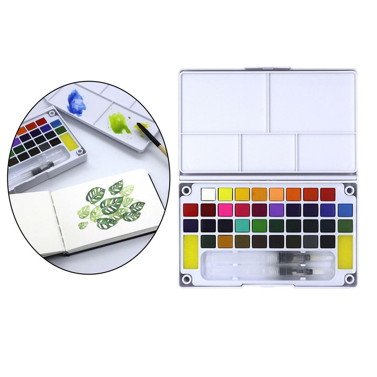 36  Watercolor Paint  Vibrant Pigment Kit   Drawing