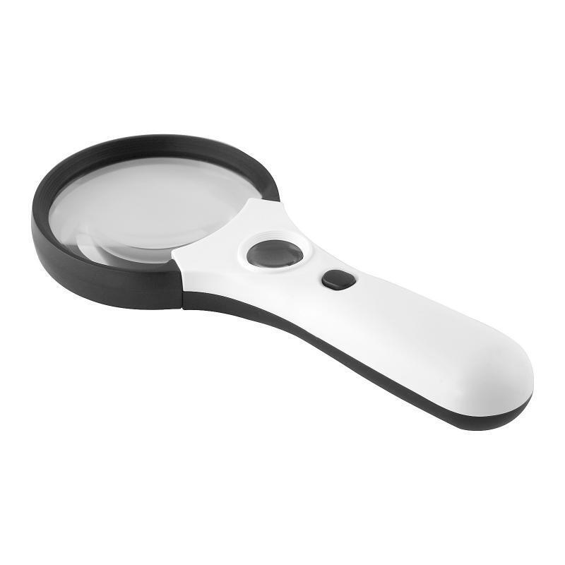 3X 45X High Magnification LED Handheld Lighted Magnifier Suitable for Reading