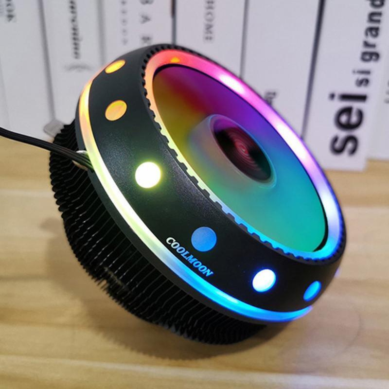 Computer Case Fans for Desktops RGB Quiet CPU PC Multicolored Cooling Fan
