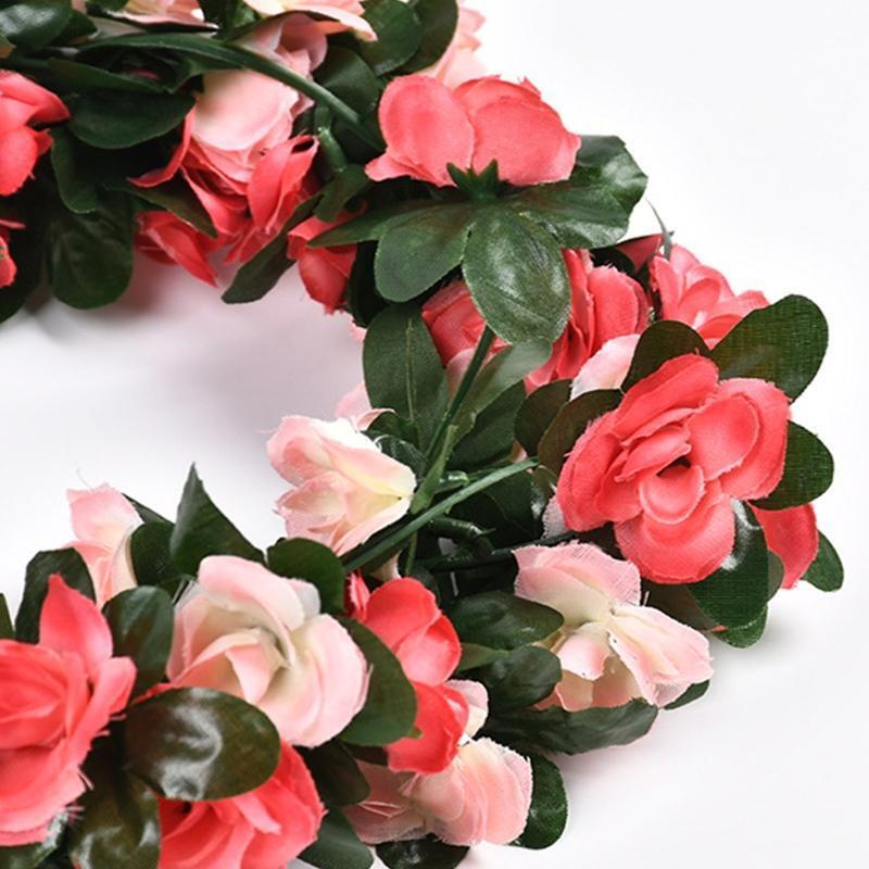 Rose Vine Wreath Easter Holiday Party Decorative Pendant Ornament