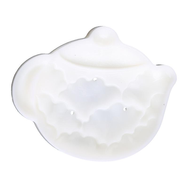 50g Teapot Shaped Plastic Mooncake Moulds Moon Cake Molds DIY Baking Accessories