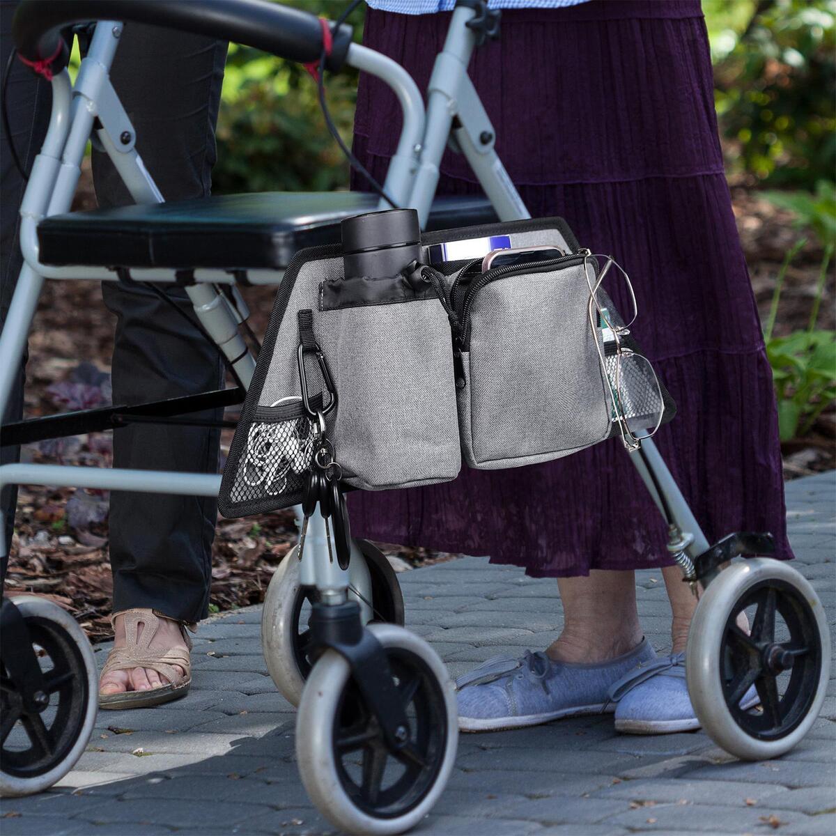 Folding  Side  Multi Pockets Bottle Holder  for Elderly