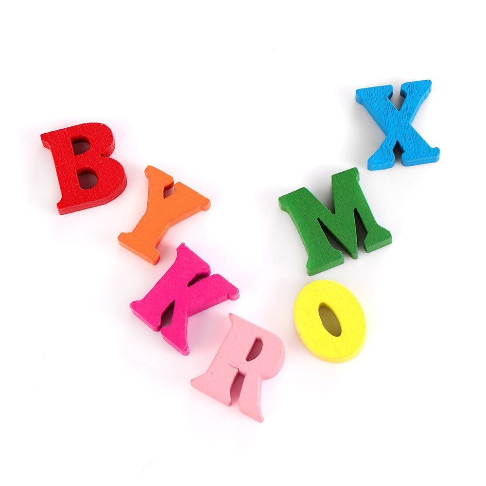 Home Party Decoration DIY Scrapbooking Wooden Letters Wall Decorative Alphabet