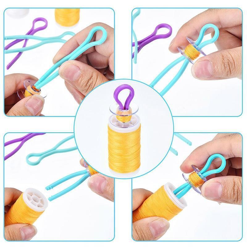 Sewing Tool Clips Set Bobbin Holders Bobbin Holder Clamps Kit Thread Spool