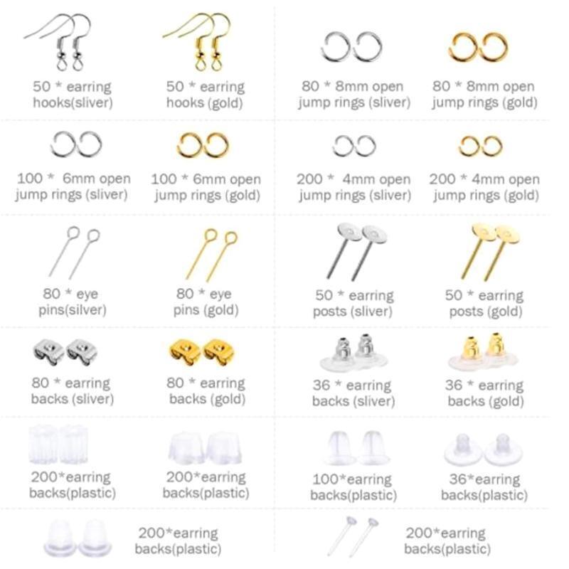 2290x Hypoallergenic Earring Making Supply 2290x Earring Hooks for Jewelry Makin