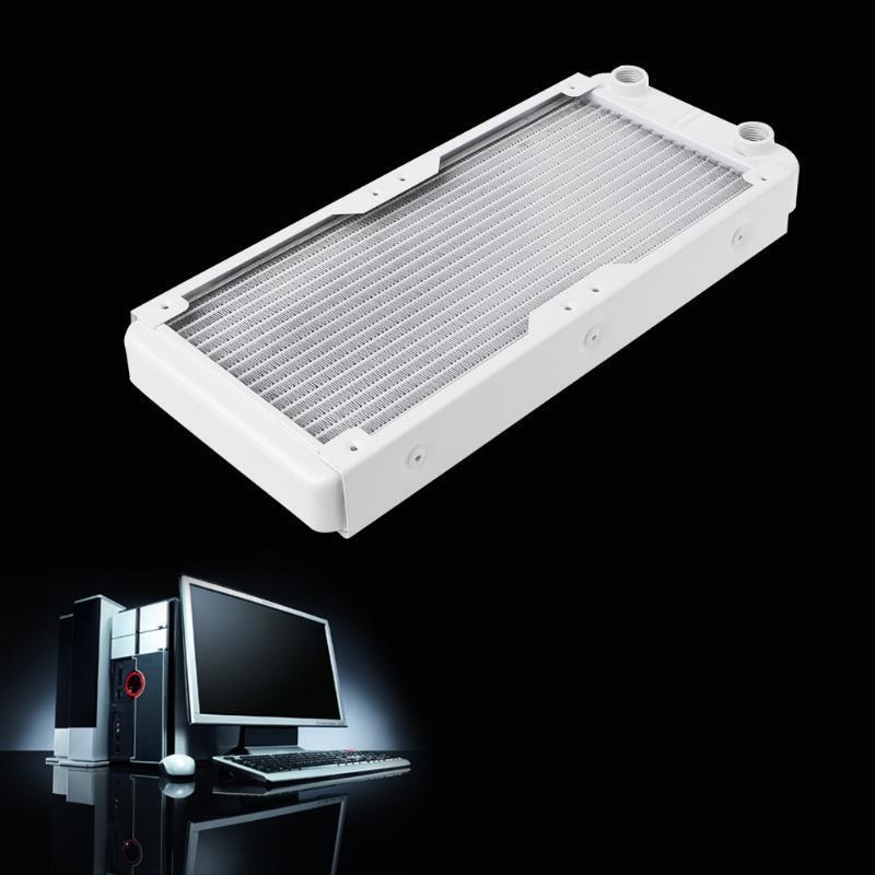 240mm Aluminum Computer Radiator Water Cooler 18 Tube CPU Heat Sink Exchanger