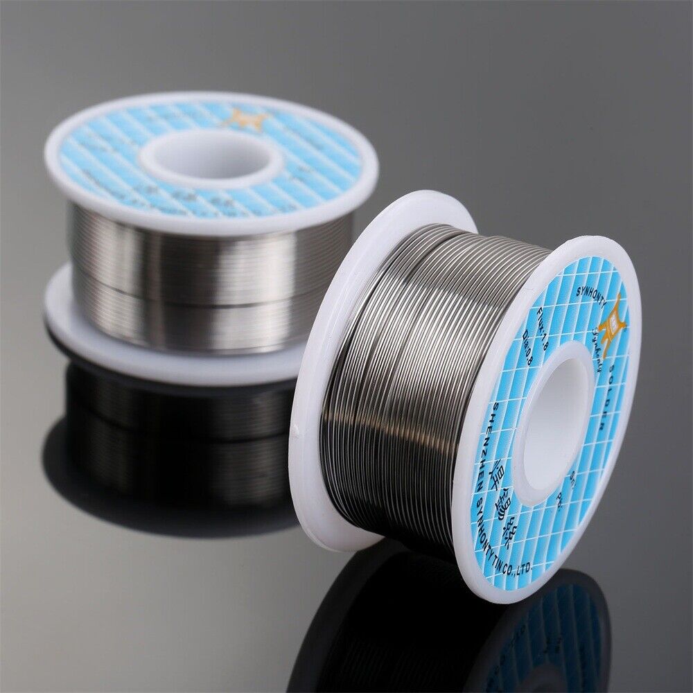 Tin Lead 0.8mm Solder Soldering Welding Iron Wire Reel No Spattering 100g 1pc