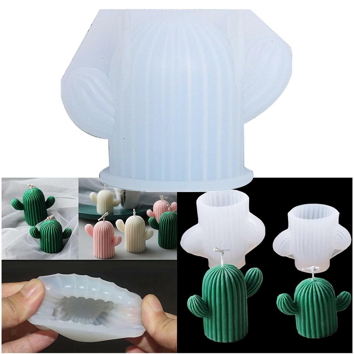 Cactus Statue   Silicone Scented Candles  Making Moulds