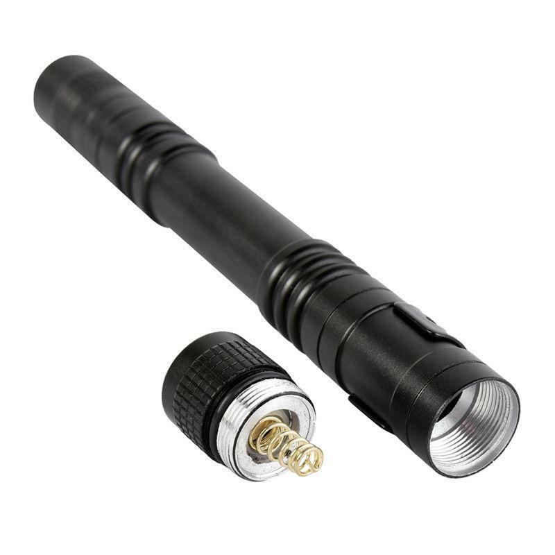 Portable Flashlight Pencil Pocket Light LED Waterproof Torch Aluminum Alloy Lamp