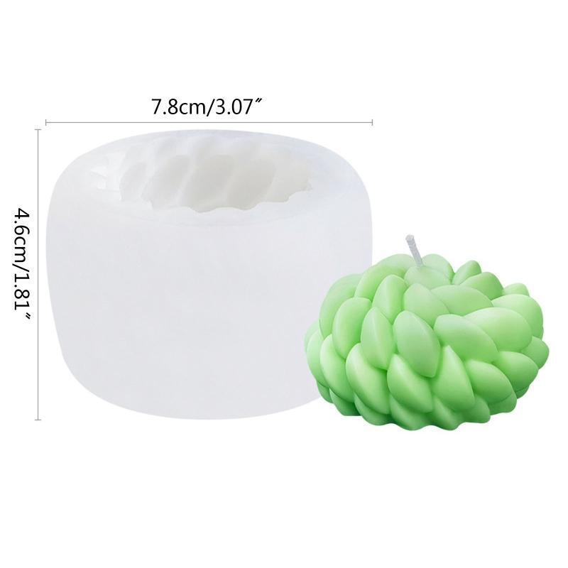 Flower Silicone Mold Scented Candle Soap Plaster Fondant Making Mould