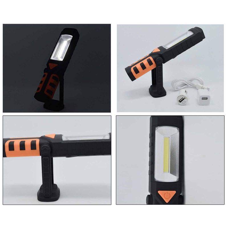 COB LED Magnetic Work Lights Portable Inspection Trouble Lamps for Truck Repair