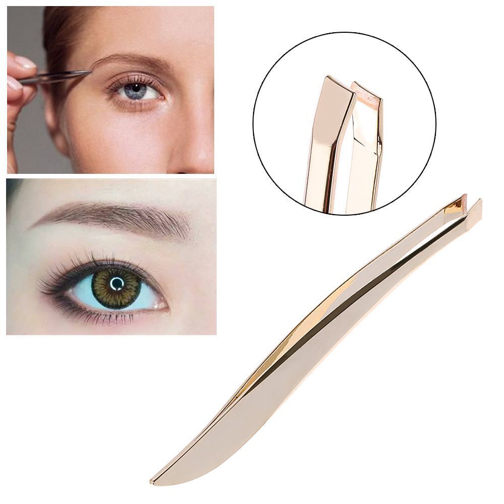 Slant Beauty Women Makeup Tools Eyebrow Tweezer Stainless Steel Hair Removal