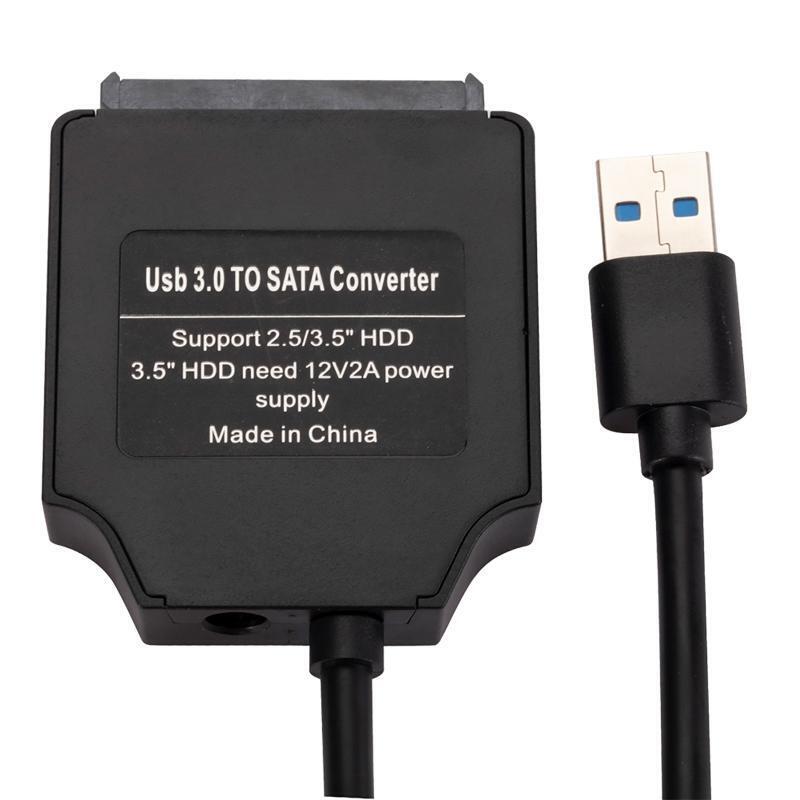 New Sata to USB 3.0 Cable Easy Drive Line for 2.5/3.5 in Hard Drive HDD Adapter