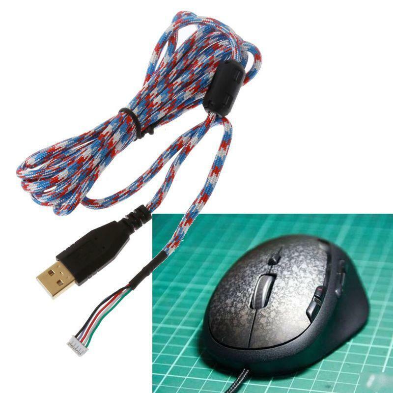 Umbrella Rope Mouse Cables Soft Durable Wire For logitech G500 G500S Mouse